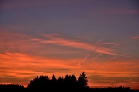 soleil rouge