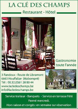 restaurant, clef,des,champs,houffalize, reduction, 5, euros, restaurant, clef,des,champs,houffalize, reduction, 5, euros,