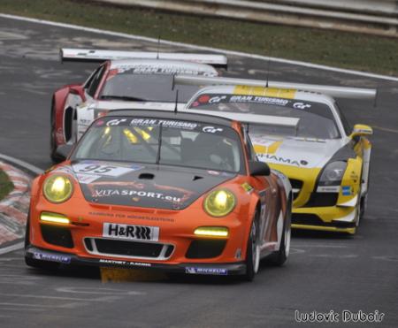 La Porsche 911 GT CUP du Manthey Racing qui termine 2eme de classe derriere l autre Porsche Manthey. La Porsche 911 GT CUP du Manthey Racing qui termine 2eme de classe derriere l autre Porsche Manthey.