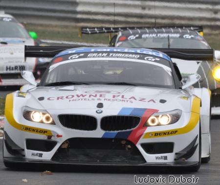 La BMW Z4 victorieuse. La BMW Z4 victorieuse.