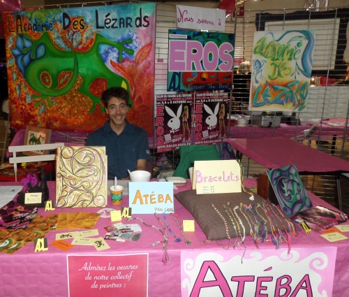 Le stand de L'Academie Des Lezards Le stand de L'Academie Des Lezards