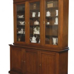 bibliotheque en chene ( Ardennes belges, fin 19eme siecle)
