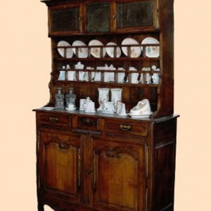 buffet vaisselier garde-manger ( Normandie, debut 19eme siecle)