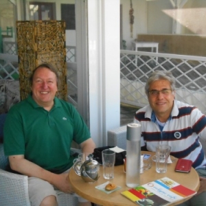 George Bafitis et moi meme