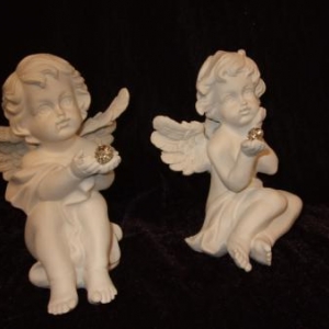 Ange, cupidon, ange porte photo, ange porte bonheur