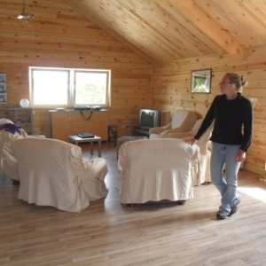 La ferme d’A Yaaz. Dans le logement "gite" pour les "hotes"
