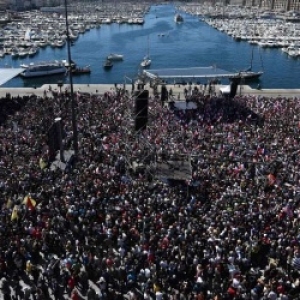 Melanchon, Marseille. Un futur president sur la Cannebiere.