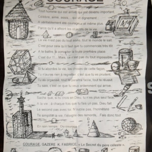 Une feuille des secrets du pere celeste
