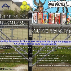 Kermesse. Tir aux canettes.