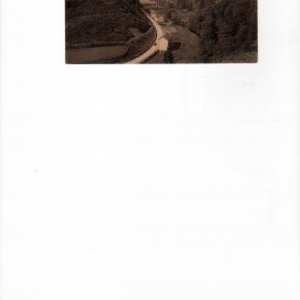 Le tournant de la route de La Roche, auparavant.