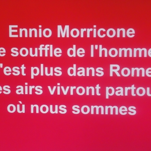 Ennio Morricone. Hommage express 