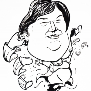 Caricature de Maggie De Block  par Jean-Marie Lesage