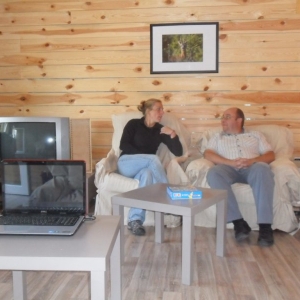 La ferme d’A Yaaz. Dans le logement "gite" pour les "hotes"