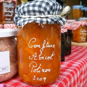 confiture d'abricots et de potiron (3 euros)