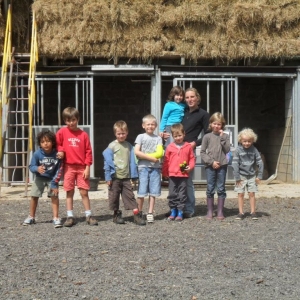La ferme d’A Yaaz. Dans la cour