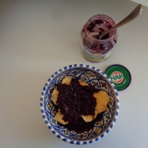 quelques morceaux en appoint a du chou rouge.