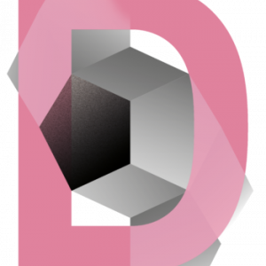 Le "D" rose de "Design" © "Brussels Design September"