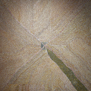 "Mountain Devil Lizard Dreaming" (Kathleen Petyarre) © "Galerie Art d'Australie" G-16 © Ph. : Fabien Sebo