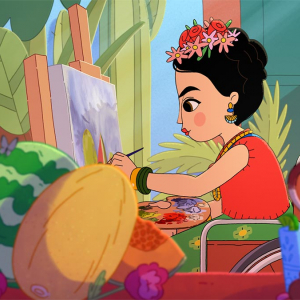 Son enfance / Dessin animé « Holla Frida ! » (André Kadi & Karine Vézina)