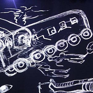 L'un de ses dessins / "Viva Frida Kahlo" © "Grand Casino Viaje" © Photo : Fabien Sebo