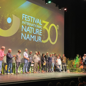 Les lauréats de la compétition Amateurs et l’animateur, Adrien Joveneau © « FINN »/2024