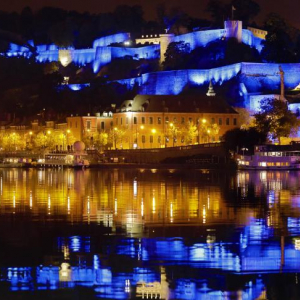 Mise en valeur lumineuse de la Citadelle, pour le Nouvel An ⓒ « Belga »