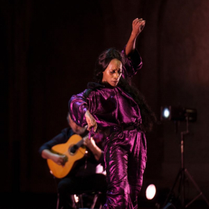 Le « Flamenco », avec Yinka Esi Graves, dans « The disappearing Act » ⓒ Ph. : « Europalia Espana »