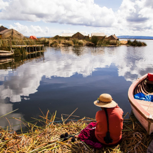 Lac Titicaca & ses îles Uros, à la frontière avec la Bolivie