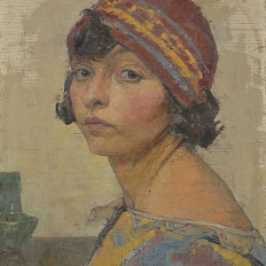 « Autoportrait au Bonnet napolitain » (Odette Pauvert /1926) © Collection particulière © Photo : Alain Leprince