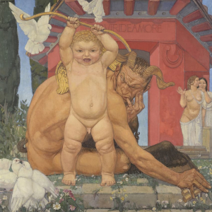 « Eros vainqueur de Pan » (Odette Pauvert/1931) © Collection particulière © Photo : Alain Leprince