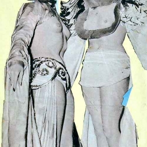 La Belle Yvette aux Folies Bergere de Paris en 1945