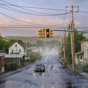 Alone Street (An Eclipse of Moths) – 2018-2019 – Digital pigment print – 148 x 247 cm – Courtesy Gregory Crewdson, Galerie Templon