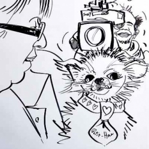 caricature minute cameraman TV FR1
