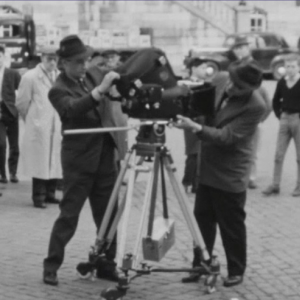 1961 Marcel Thonnon à la caméra Sachtler pour la RTB à Verviers
