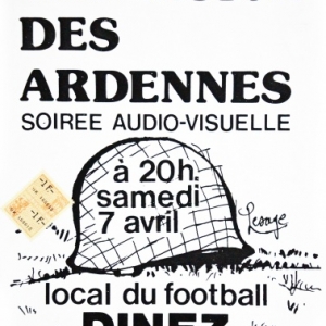 Affiche du 7 avril 1984 pour "Houffalize se souvient"