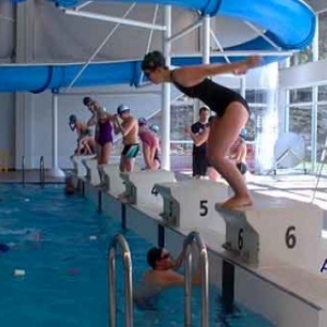 Le swimmarathon du Lions Club-video