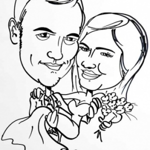 caricature mariage