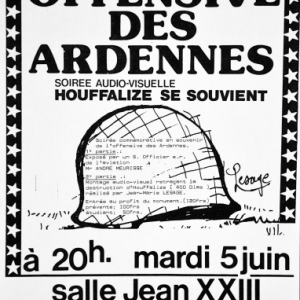 Affiche du 5 juin 1984 pour "Houffalize se souvient"