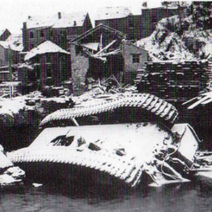 Houffalize 1944 1945 pont route de Laroche