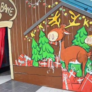 Peinture sur Cabane de Knauf au Luxembourg