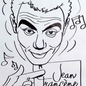 Caricature de Richard Ruben par Jean-Marie Lesage