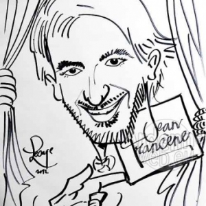 Caricature de Jean-Marie Lesage