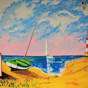 Peinture sur le mur - 1703