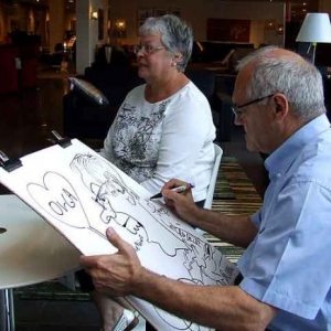 Karikaturen Pot interieur Axel-8318