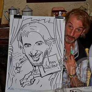 Alain Posture et sa caricature 