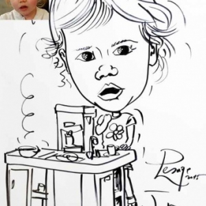Animation caricature enfant