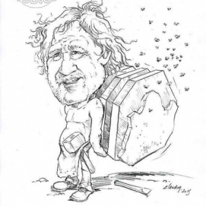 caricature de Henri HARDY par Olivier Claudon