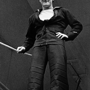 Jean-Marie Lesage en 1975 pendant son service militaire à Neptunus