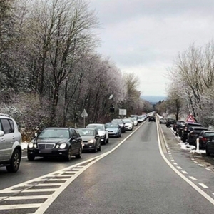 Affluence à la Baraque Michel  ( Photo RTL )