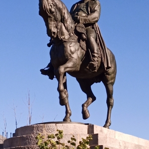 La statue équestre de Napoléon à Laffrey